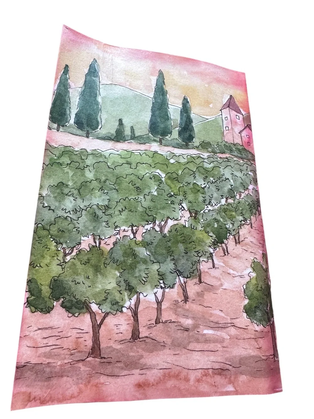 Handmade One of a Kind Junk Journal Vineyard Theme